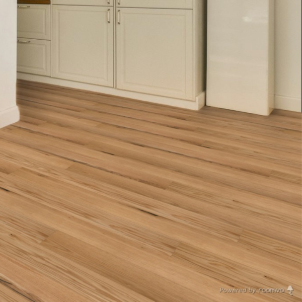 Close-up view of Cotswold Engineered Oak Flooring in Brushed UV Oiled, highlighting the intricate wood grain and smooth bevelled edges in a beautifully styled room