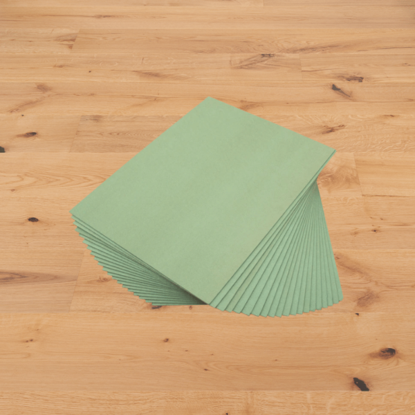 5.5mm Fibreboard Underlay for wood, laminate, and solid wood flooring, offering sound reduction and added durability.